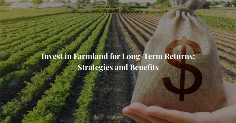 Invest in Farmland for Long-Term Returns: Strategies and Benefits